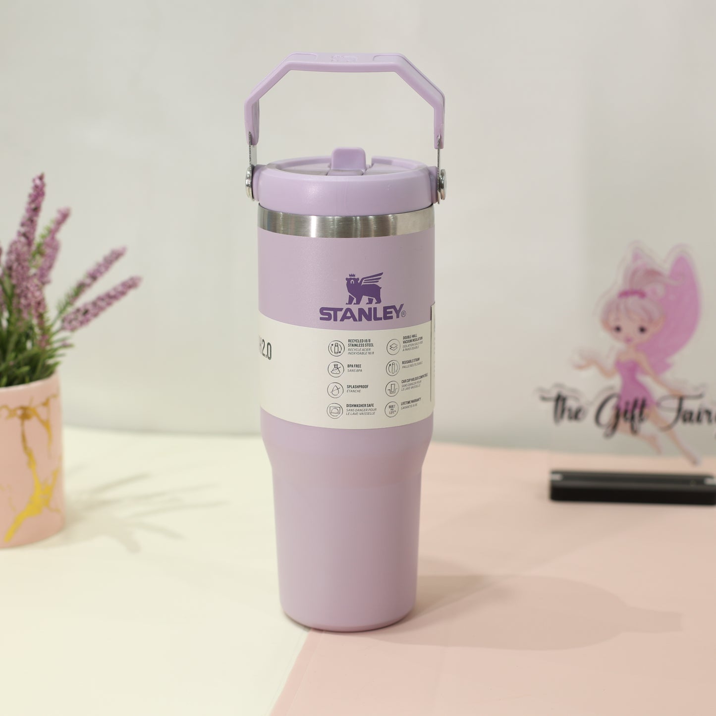 Stanley Quencher H2.0 Travel Tumbler with Top Carry Handle (30 oz)
