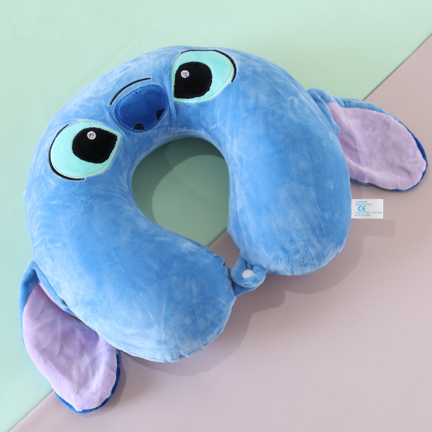 STITCH Cartoon Kids Neck Pillow | Soft Travel Cushion