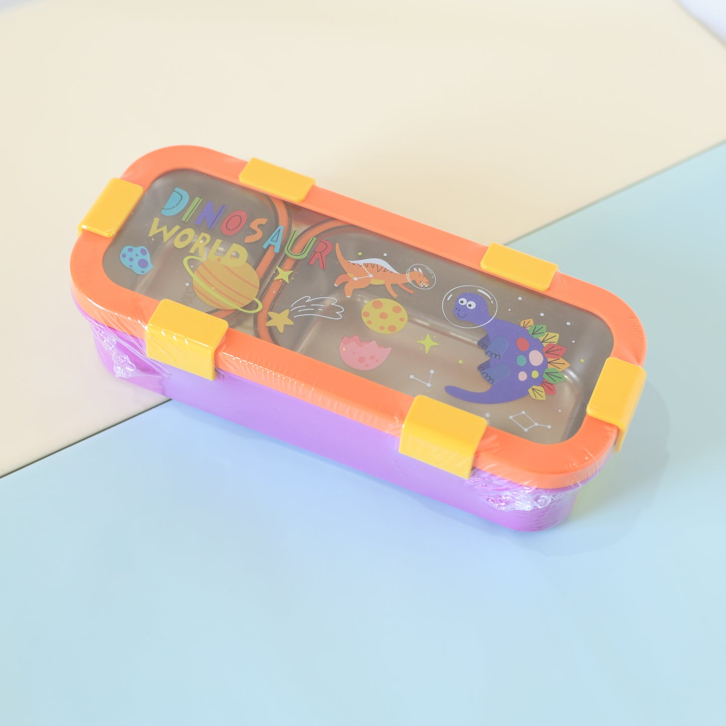 Cartoon Printed Lunch Box (3 Compartment)