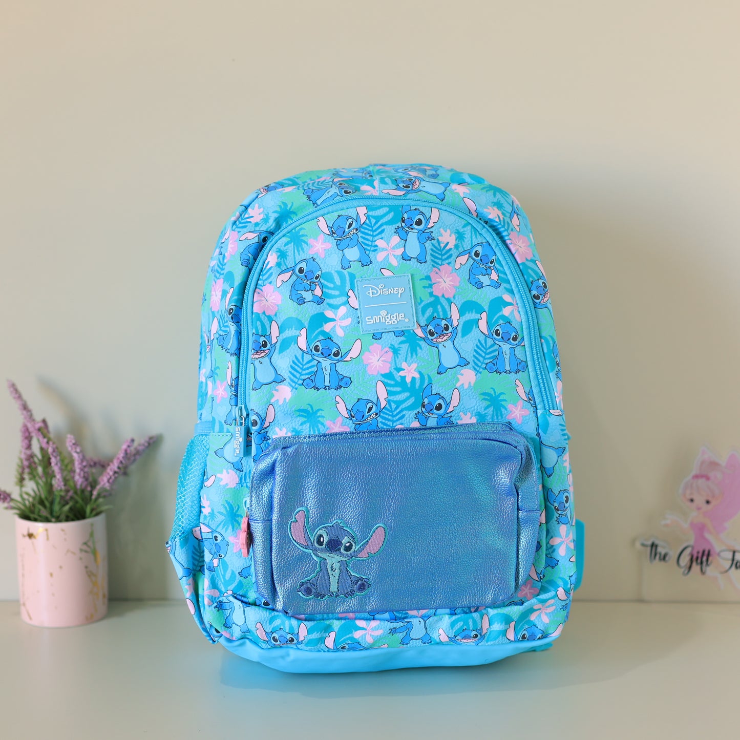 Smiggle Stitch Printed Shoulder School Backpack for Kids