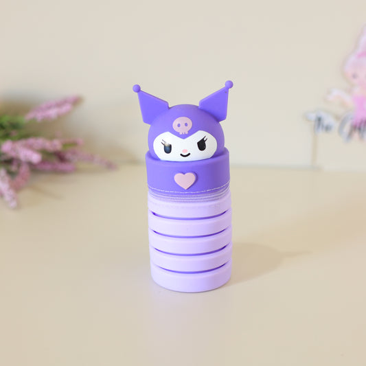 Kuromi Collapsible Silicone Pencil Pouch