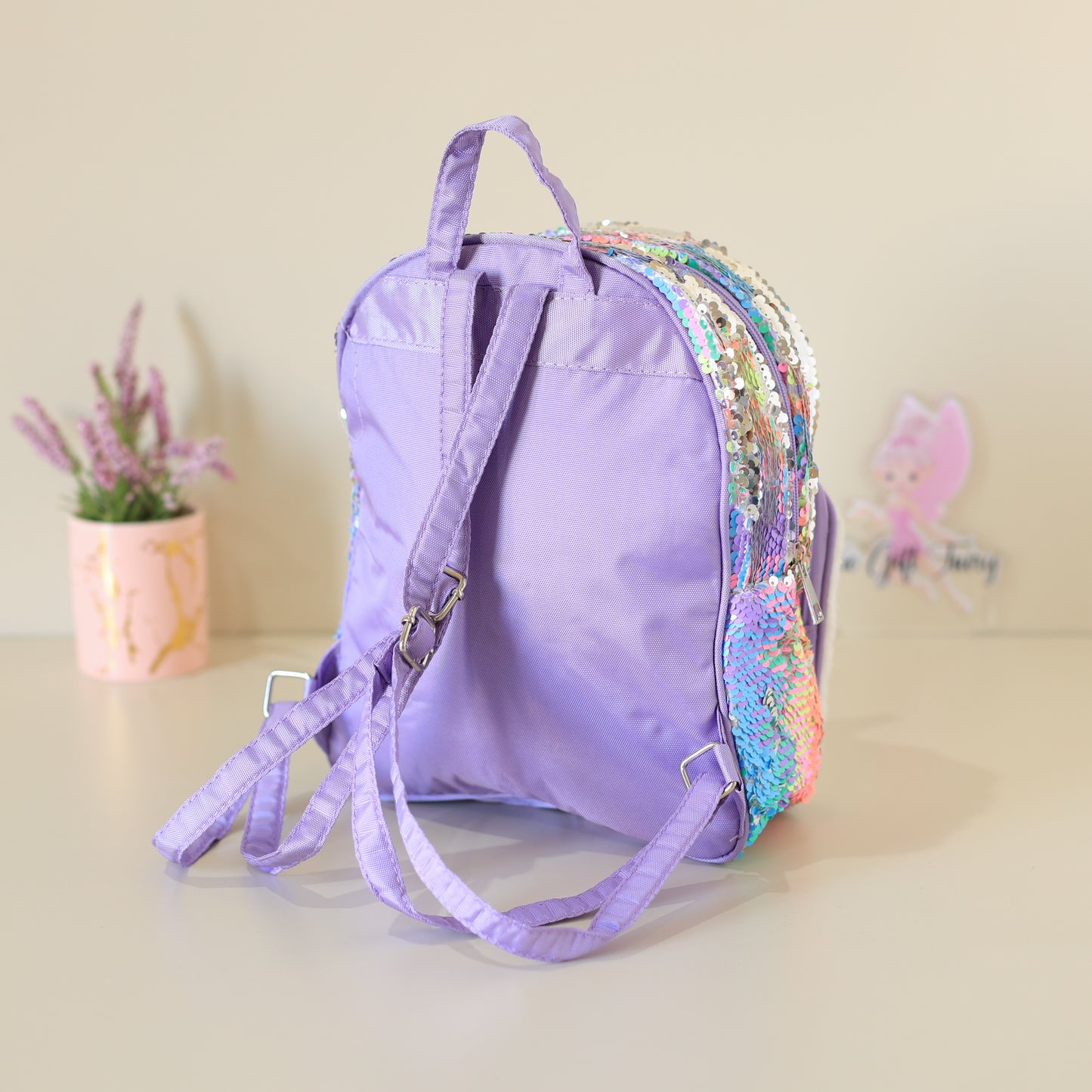 Unicorn Sequin Pre-School Backpack.