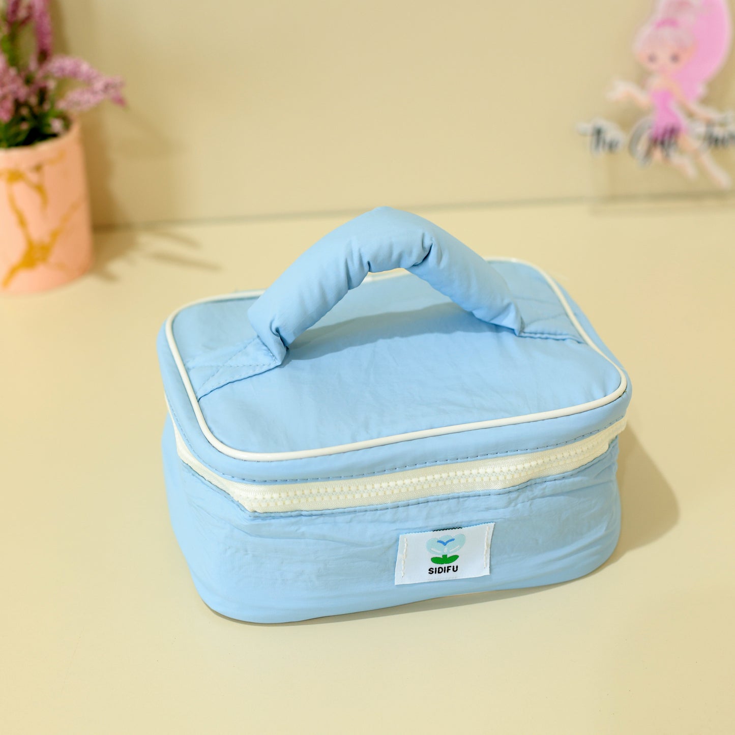 PASTEL COLOUR COMPACT SIZE MULTI-UTILITY KIT POUCHES.