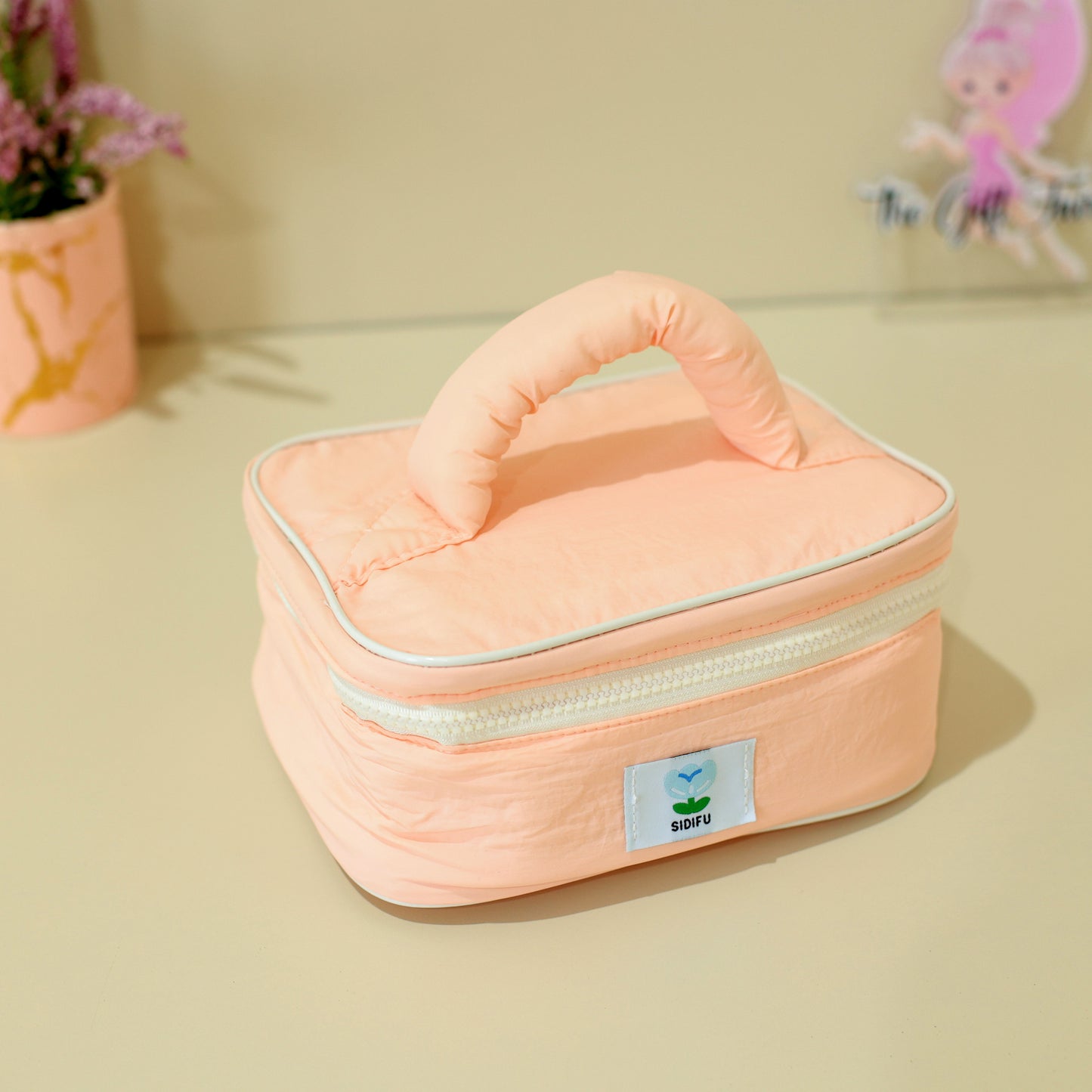 PASTEL COLOUR COMPACT SIZE MULTI-UTILITY KIT POUCHES.