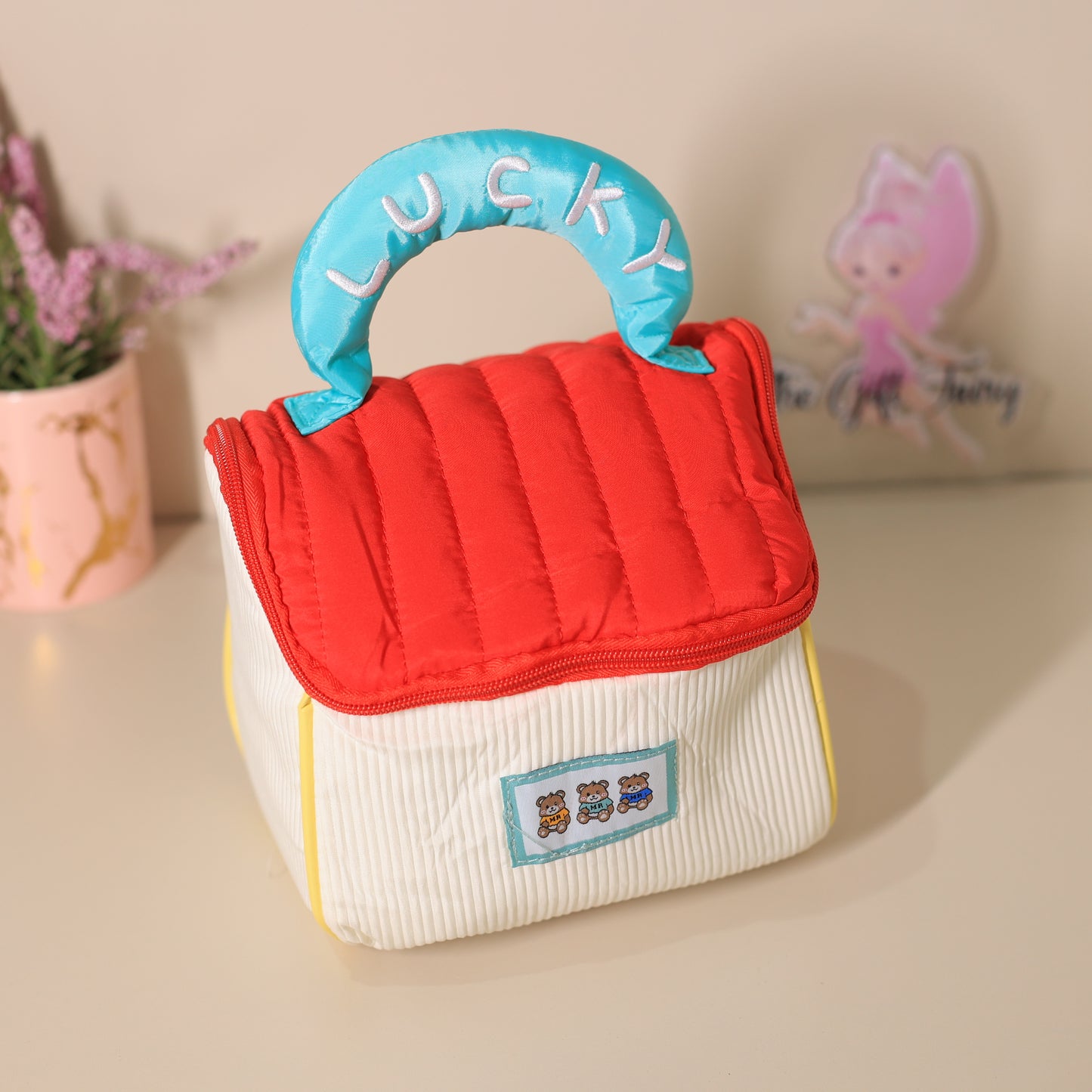 Cute Kids Travel Organizer with Padded Handle – Hut Shape