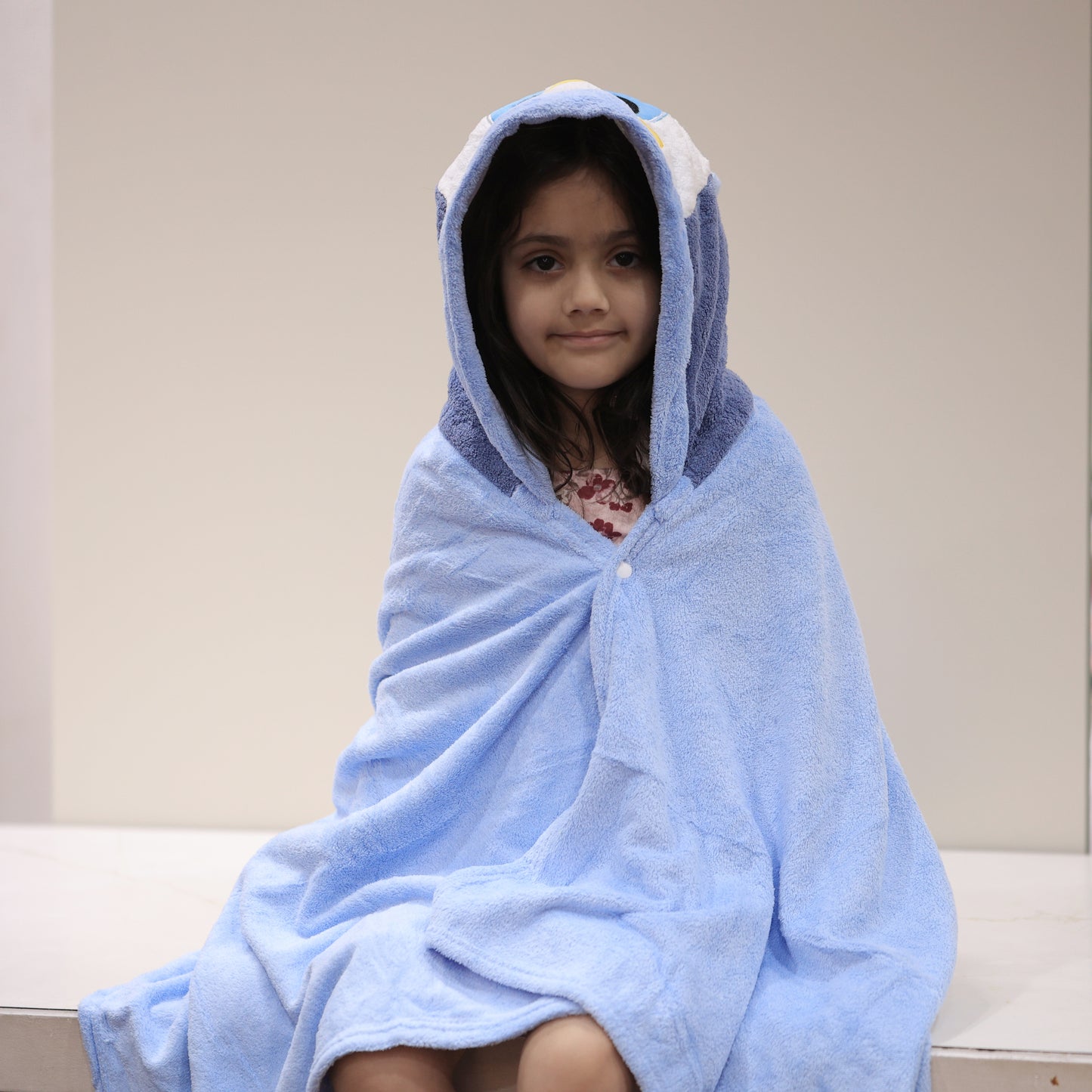 Donald Blue Hooded Soft Towel.