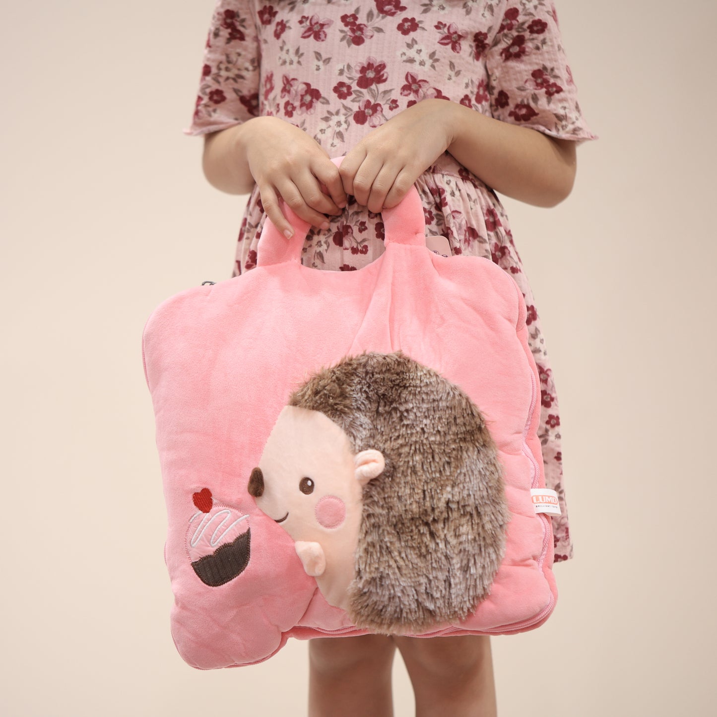 Snuggle Buddy 2-in-1 Baby Blanket | Pillow & Soft Toy with Zipper Cover