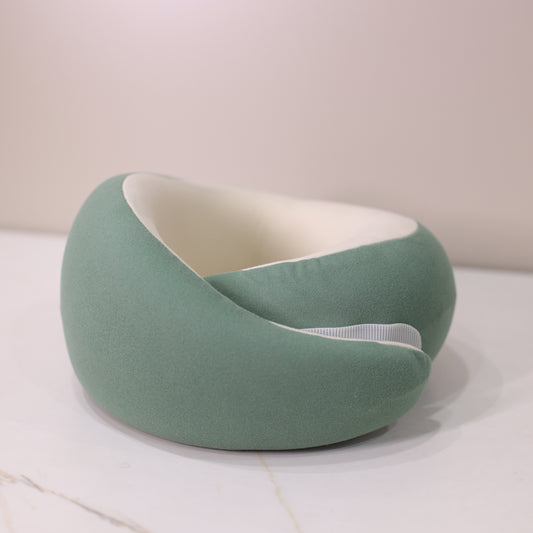Memory Foam Travel Neck Pillow – Ergonomic Support Cushion