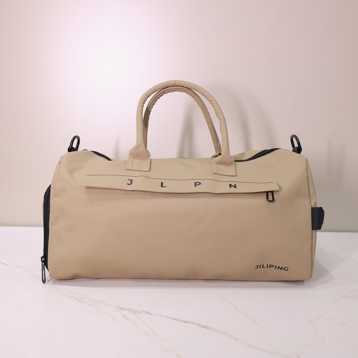 JILIPING Gym Duffle Bag with Separate Shoe Compartment