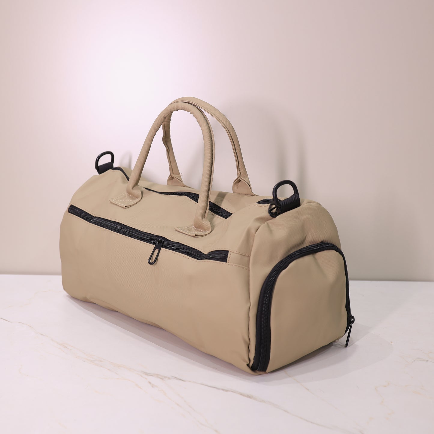 JILIPING Gym Duffle Bag with Separate Shoe Compartment