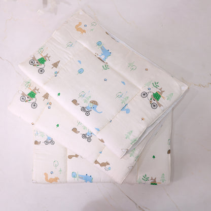 Pure Muslin Baby Carrier Nest + Infant Mattress Set Combo – 3 Replacement Mattresses with Waterproof Sheet