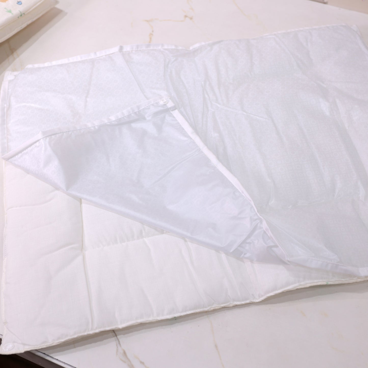 Pure Muslin Infant Baby Mattress Set with 3 Replacement Mattresses + 1 Waterproof Sheet