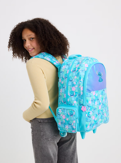 Smiggle Stitch Printed 18 inch Trolley Cum Shoulder School Bag Premium Quality