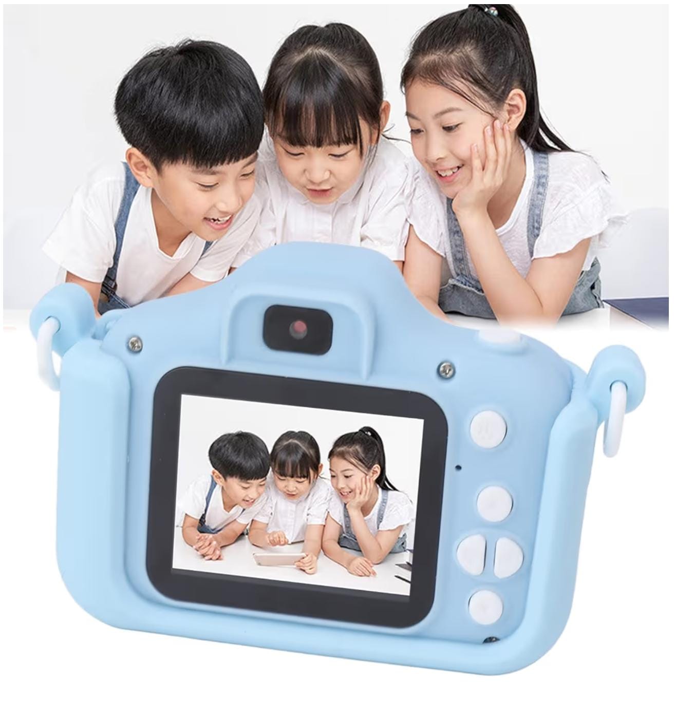 Kids Digital Camera with Silicone Cover – 20MP Photo & Video