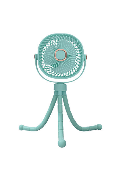 Flexible Tripod USB Mini Fan for Desk, Bed & Travel