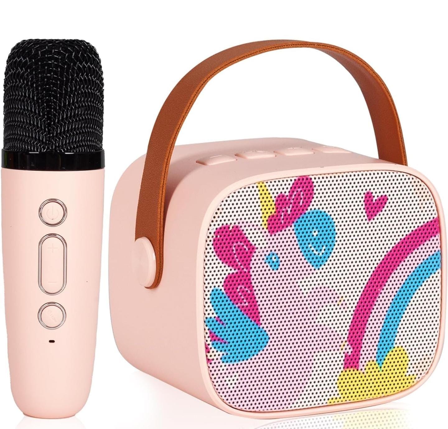 Premium Kids Portable Bluetooth Karaoke Speaker with Wireless Microphone