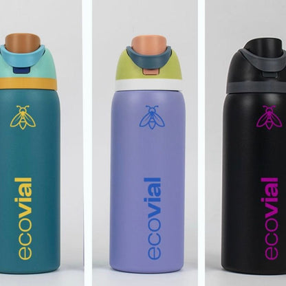 Ecovial 32oz Vacuum Insulated Bottle | Sip n Swig