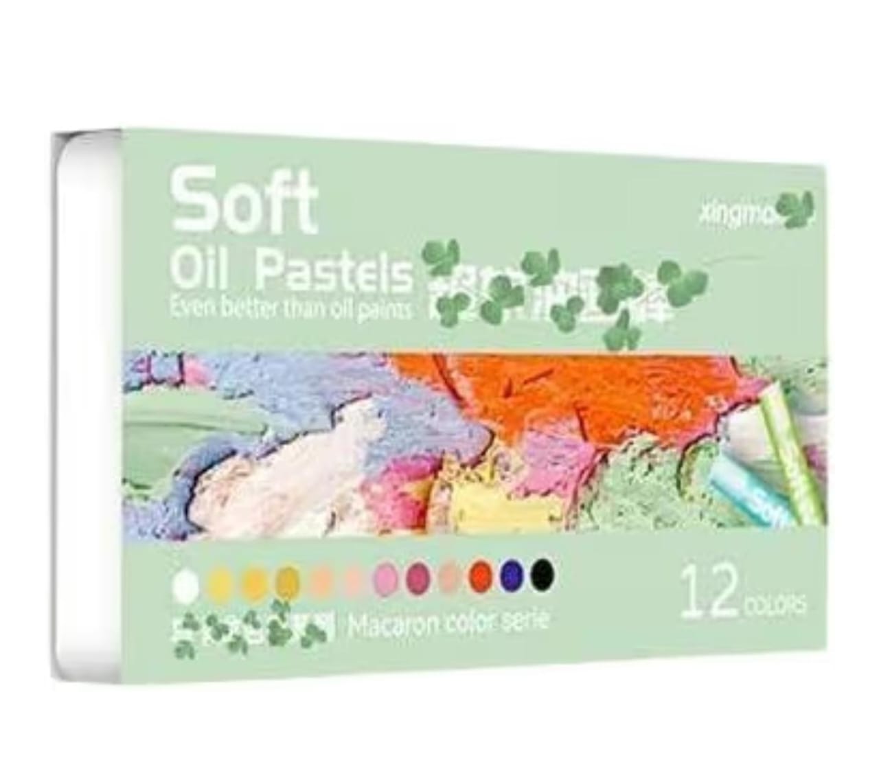 Soft Oil Pastels – 12 Color Artist Drawing Set