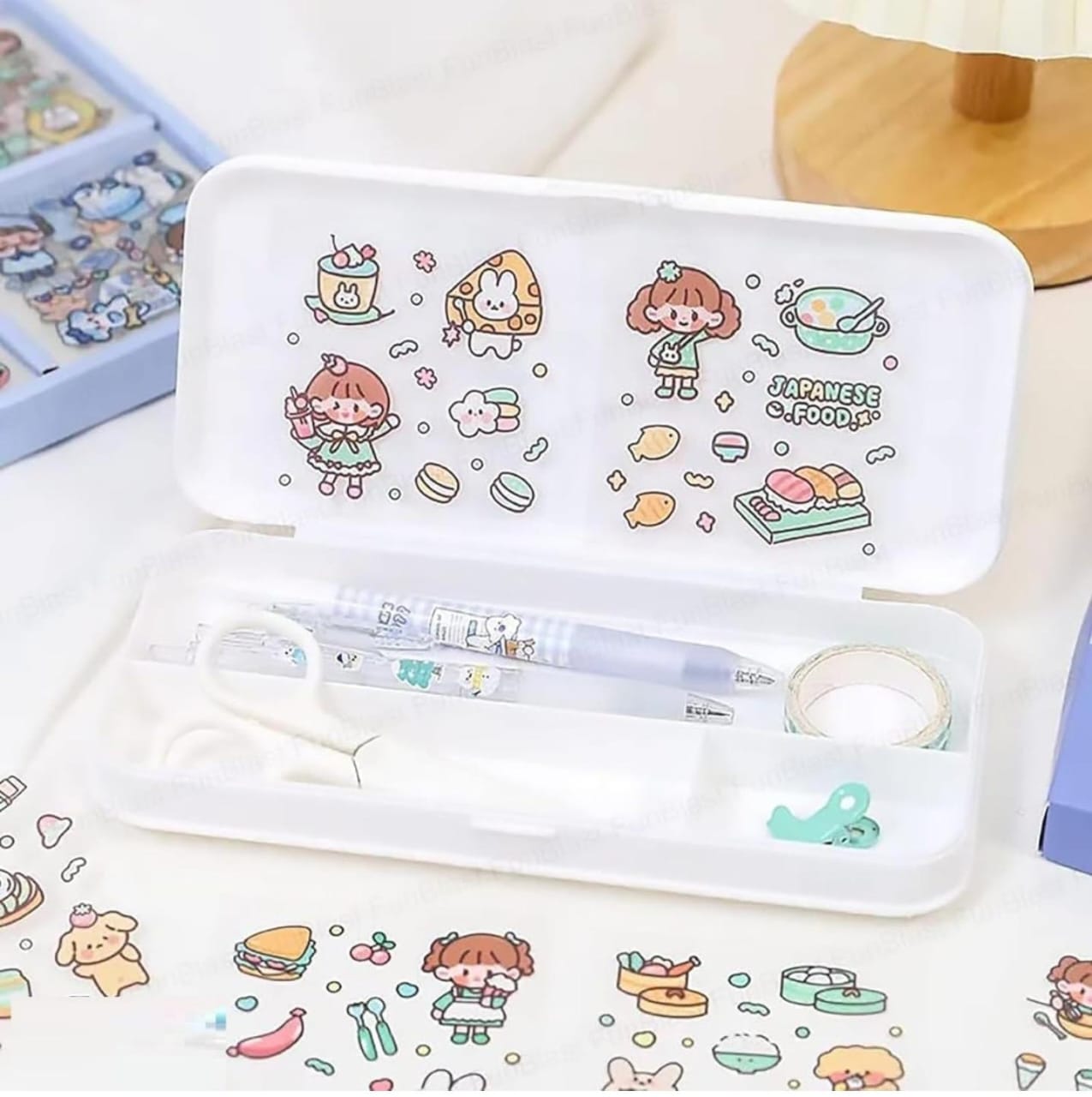 Cute Washi Sticker Box – 200 Sheets