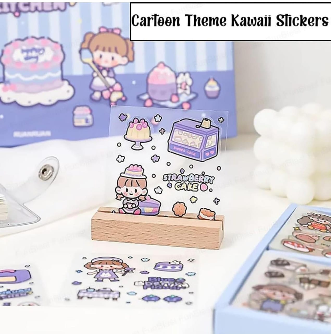 Cute Washi Sticker Box – 200 Sheets