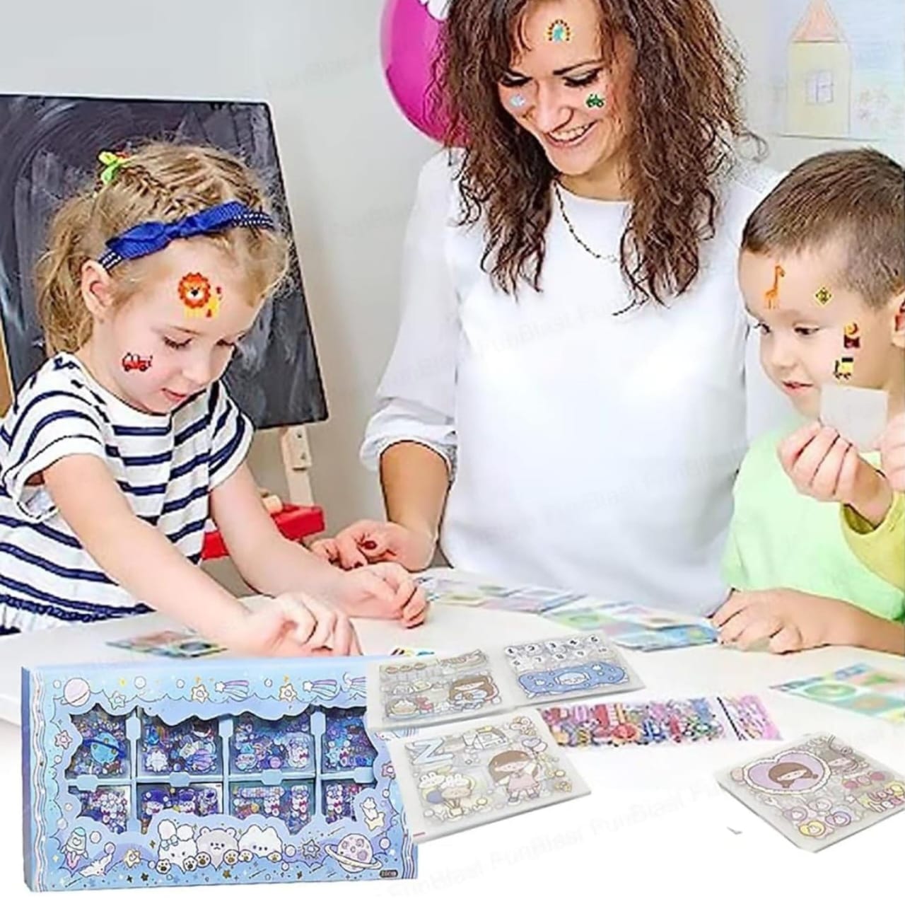 Cute Washi Sticker Box – 200 Sheets