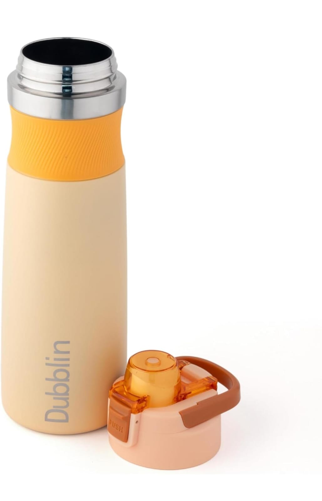 Dubblin BELL Double Wall Insulated Stainless Steel Bottle [900ml,600ml]| Rose Blush