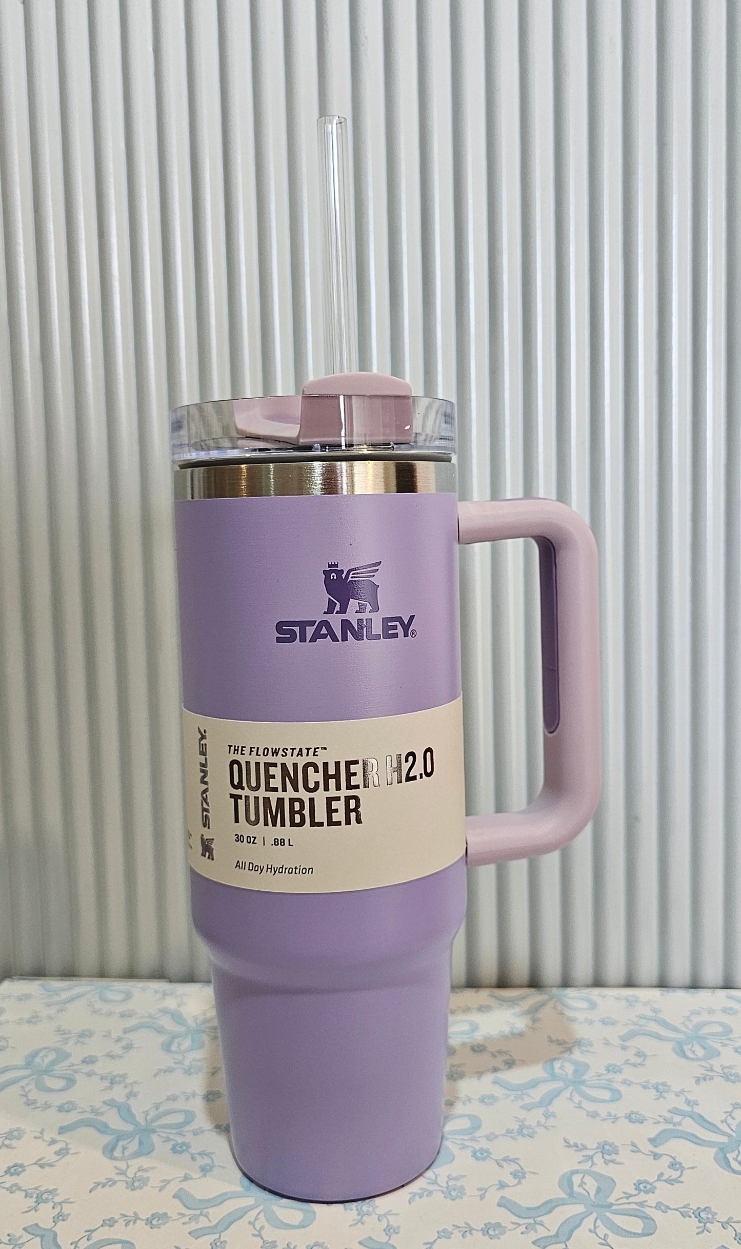 Stanley Quencher H2.0 FlowState™ Tumbler – Purple | 30oz (0.88L) | Side Handle & Straw