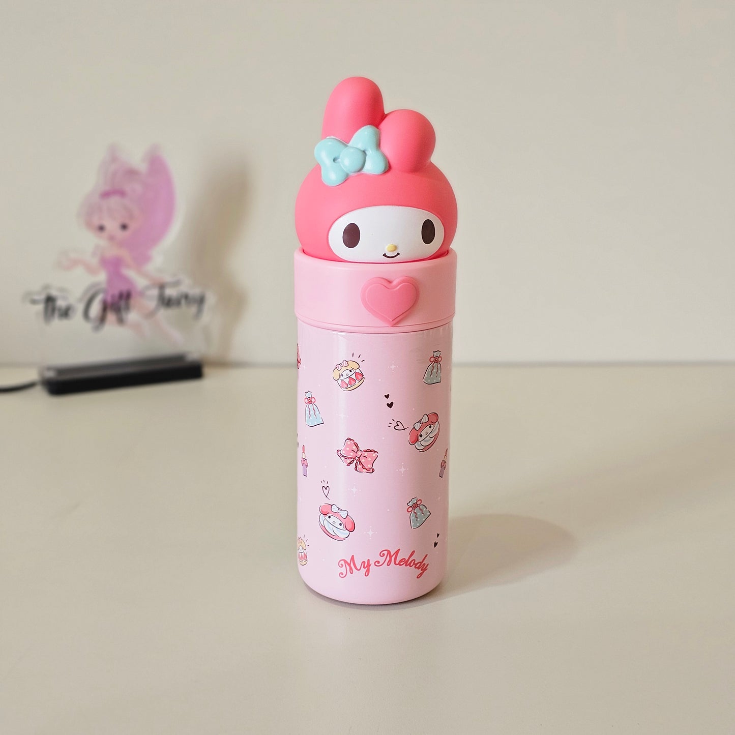 Sanrio Insulated Thermos Bottle with 3D Character Lid