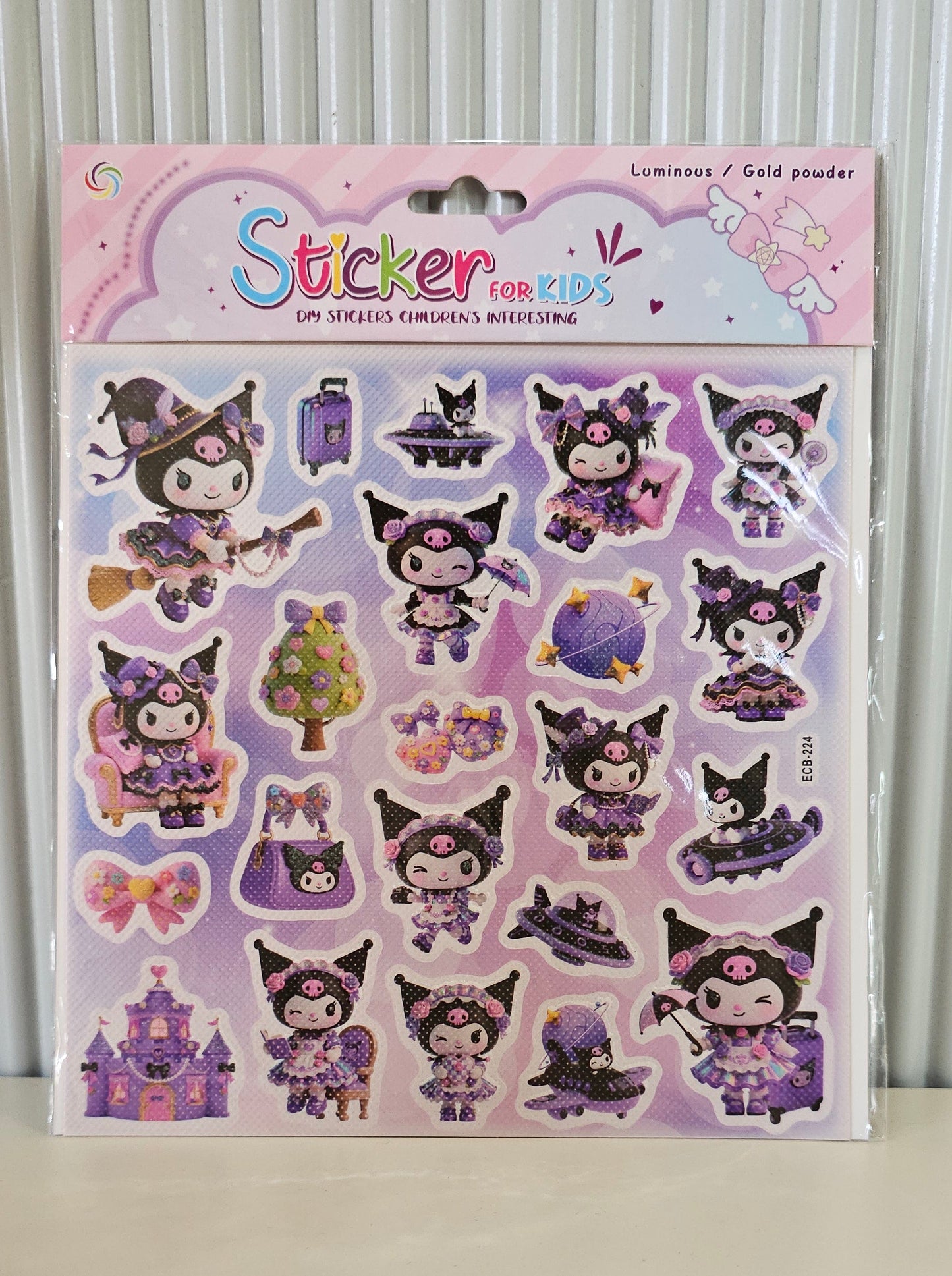 Sanrio Character DIY Sticker Sheet | Cute Aesthetic Stickers for Kids & Teens