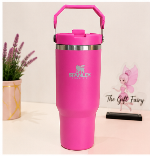 Stanley The IceFlow Flip Straw Tumbler.                                     [Rose Red] | .887ml | 30oz 881D