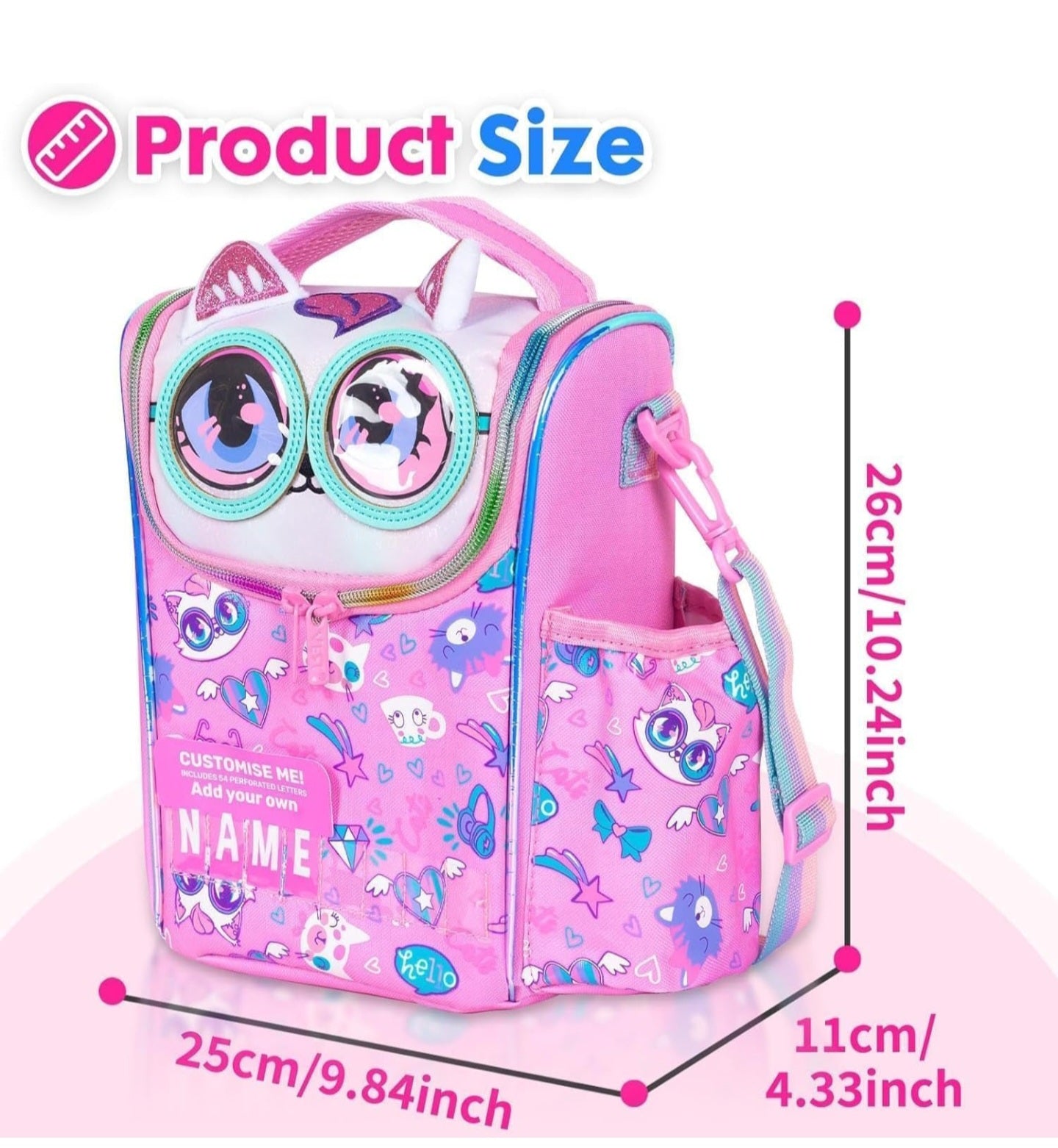 VEST Kids Premium Lunch Bag with Separate Bottle Compartment.– Cute Character Designs