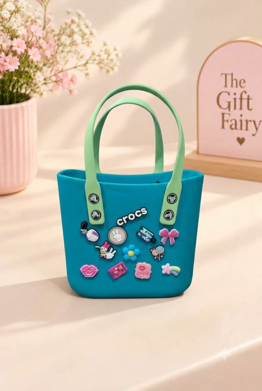Crocs Charm Tote Bag – Cute & Trendy Everyday Tote.