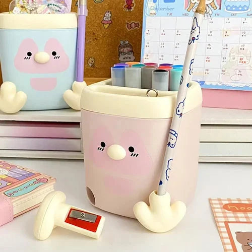 Kawaii Penguin Pen Stand.