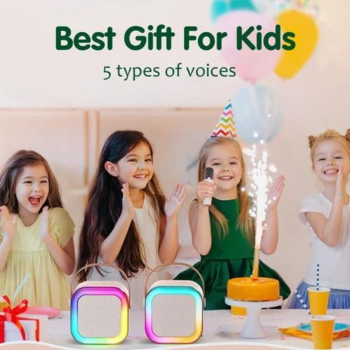 Portable Bluetooth Speaker with Wireless Microphone
