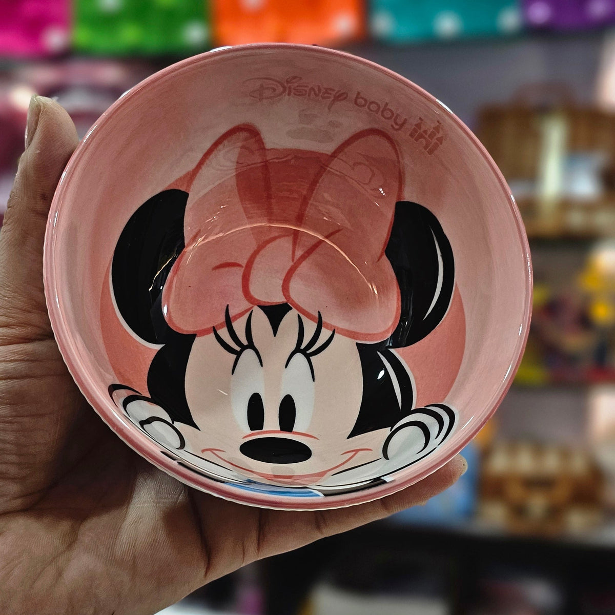 Disney Mickey & Minnie Ceramic Bowl Set – Premium Underglaze Finish