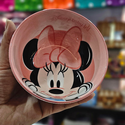 Disney Mickey & Minnie Ceramic Bowl Set – Premium Underglaze Finish