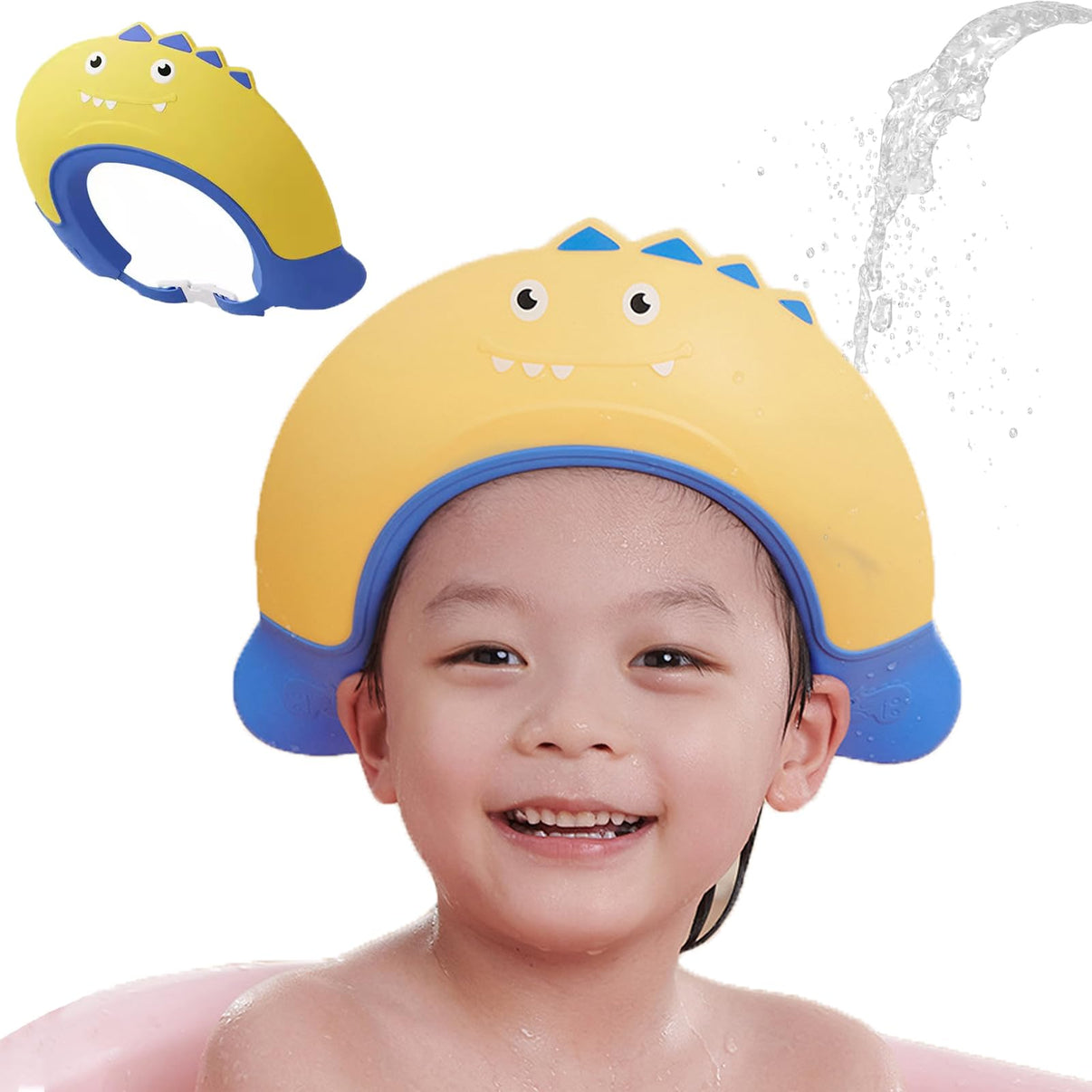 Adjustable Kids Shampoo Shower Cap – Eye Protection Bath Hat