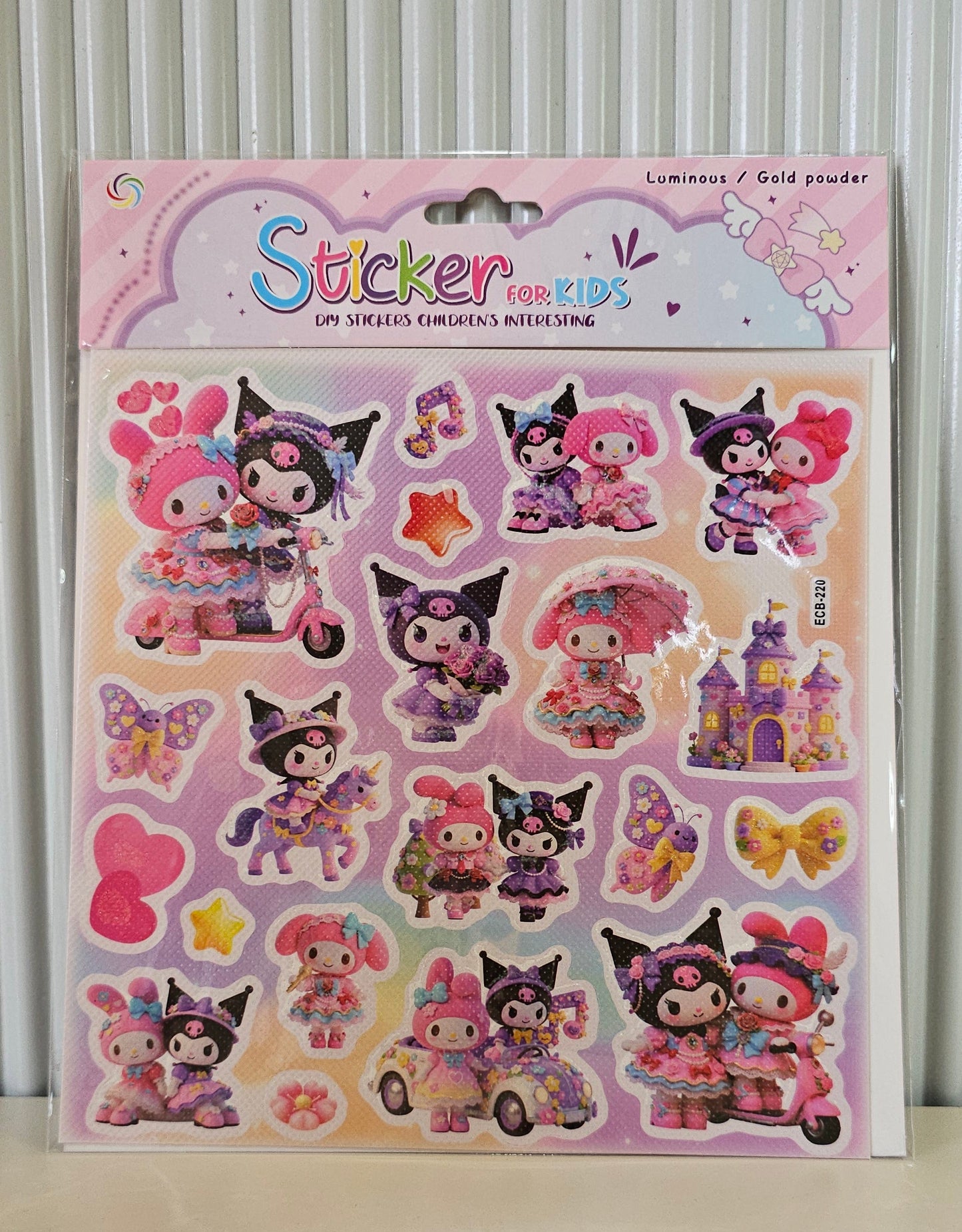 Sanrio Character DIY Sticker Sheet | Cute Aesthetic Stickers for Kids & Teens