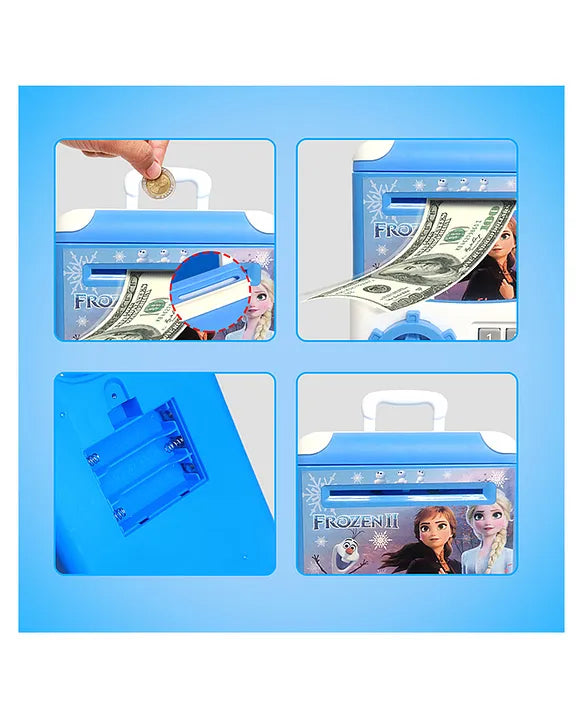 Frozen Kids Digital Money Saving ATM Bank with Password