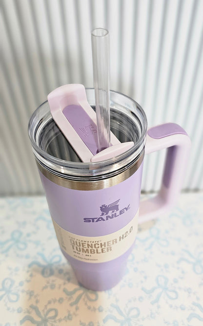 Stanley Quencher H2.0 FlowState™ Tumbler – Purple | 30oz (0.88L) | Side Handle & Straw 099G