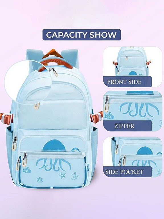 Sporty Ocean School Combo. [18inches Bag]