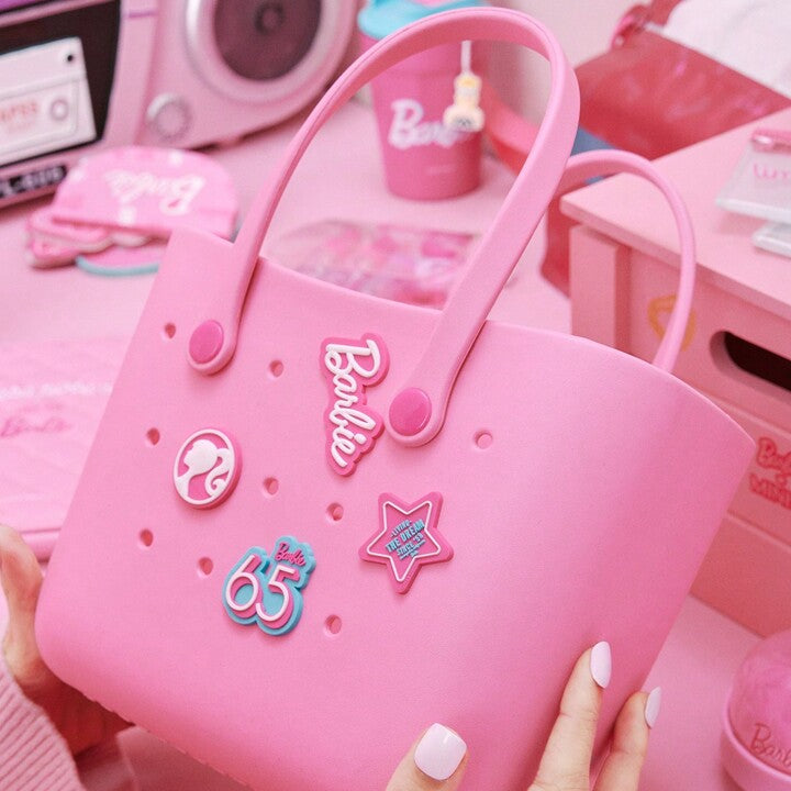 Barbie Charm Tote Bag - Miniso