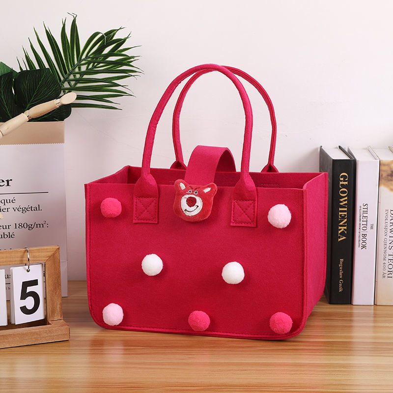 Felt Tote Bag with Thickened Handle |Organiser | Picnic Bag.