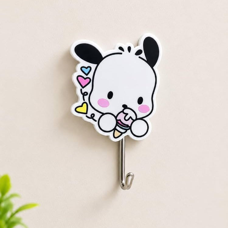 Cute Cartoon Wall Hook – Decorative Character Wall Hanger
