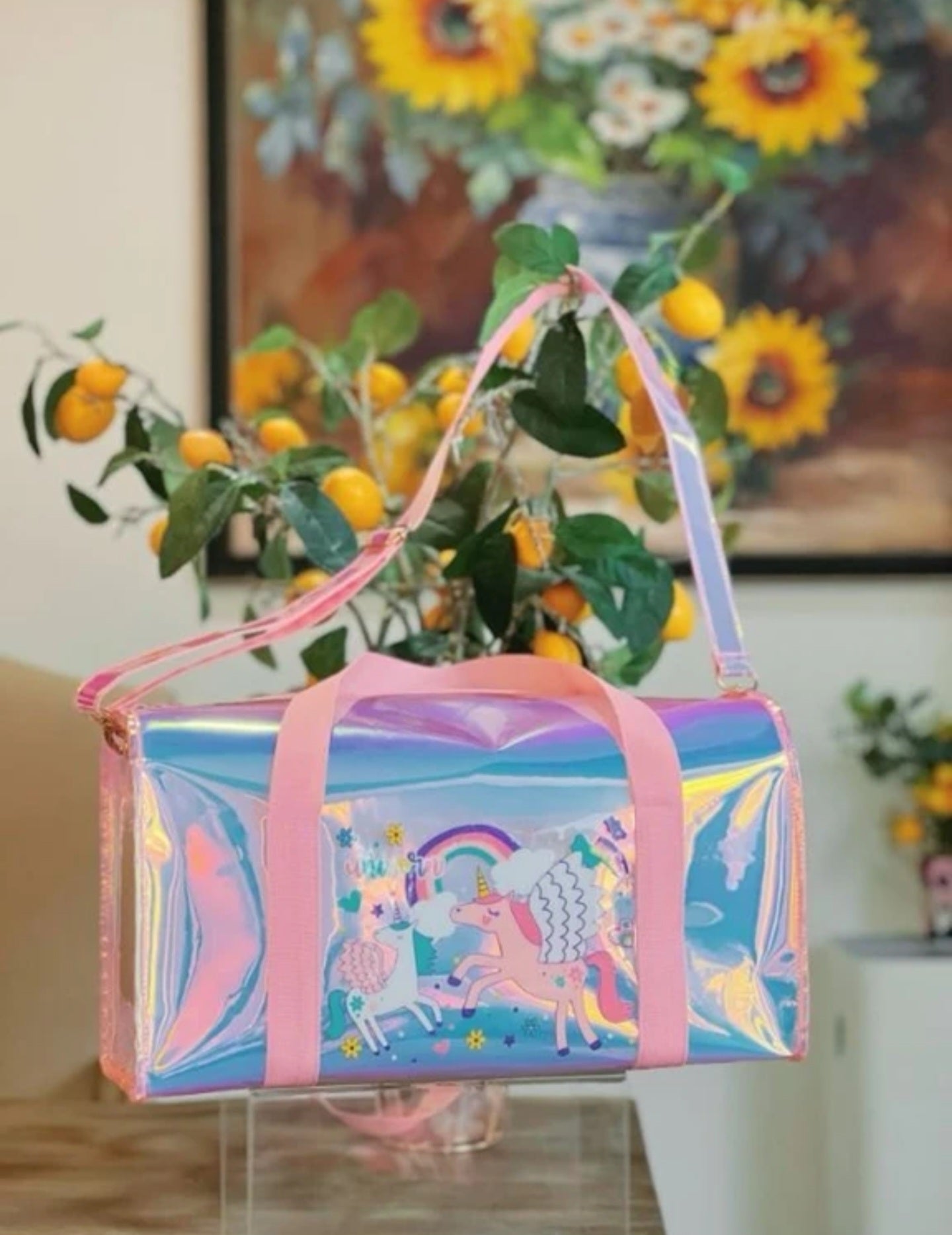 Vest Premium Holographic Kids Duffle Bag