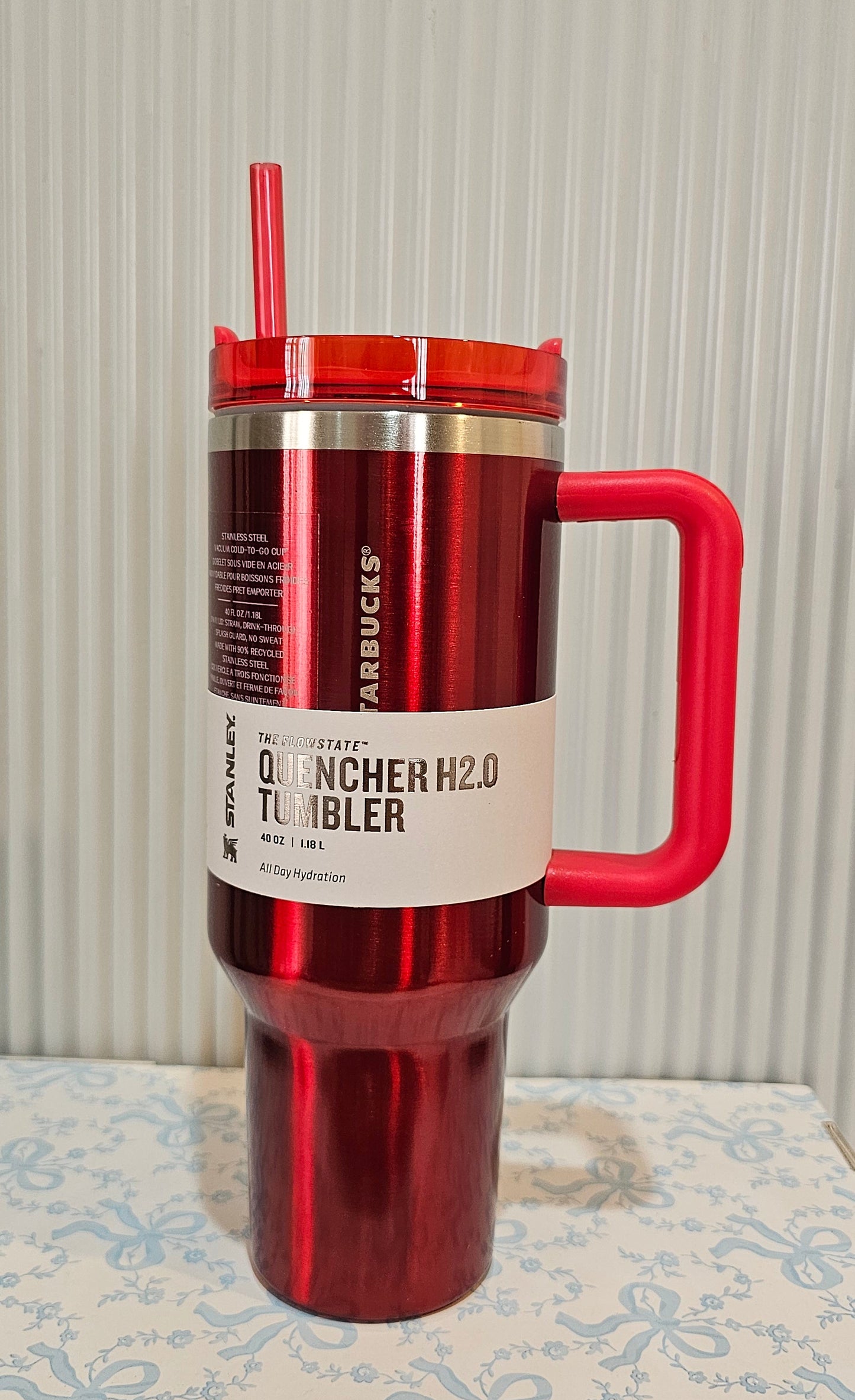 Starbucks x Stanley Limited Edition FlowState™ Tumbler – Rose Red | 40oz (1.88L)