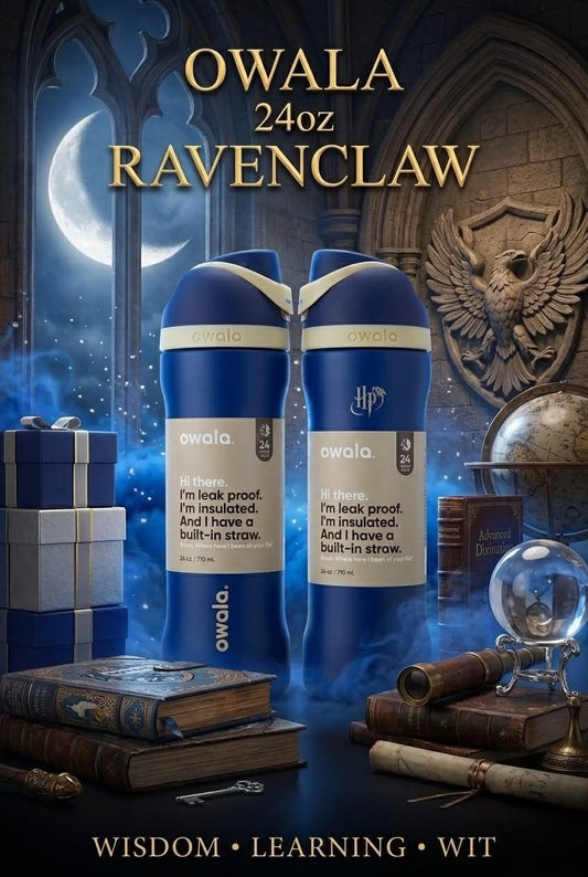 Harry Potter Ravenclaw Sip & Swig Insulated Water Bottle 710ml | Owala Style