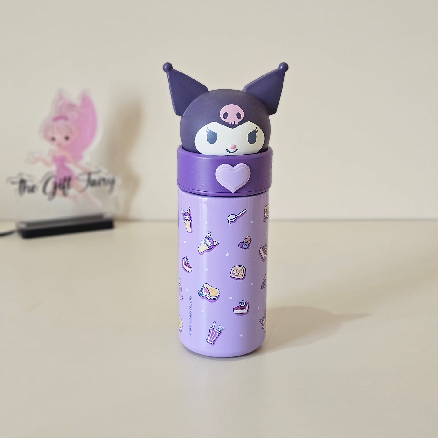 Sanrio Insulated Thermos Bottle with 3D Character Lid