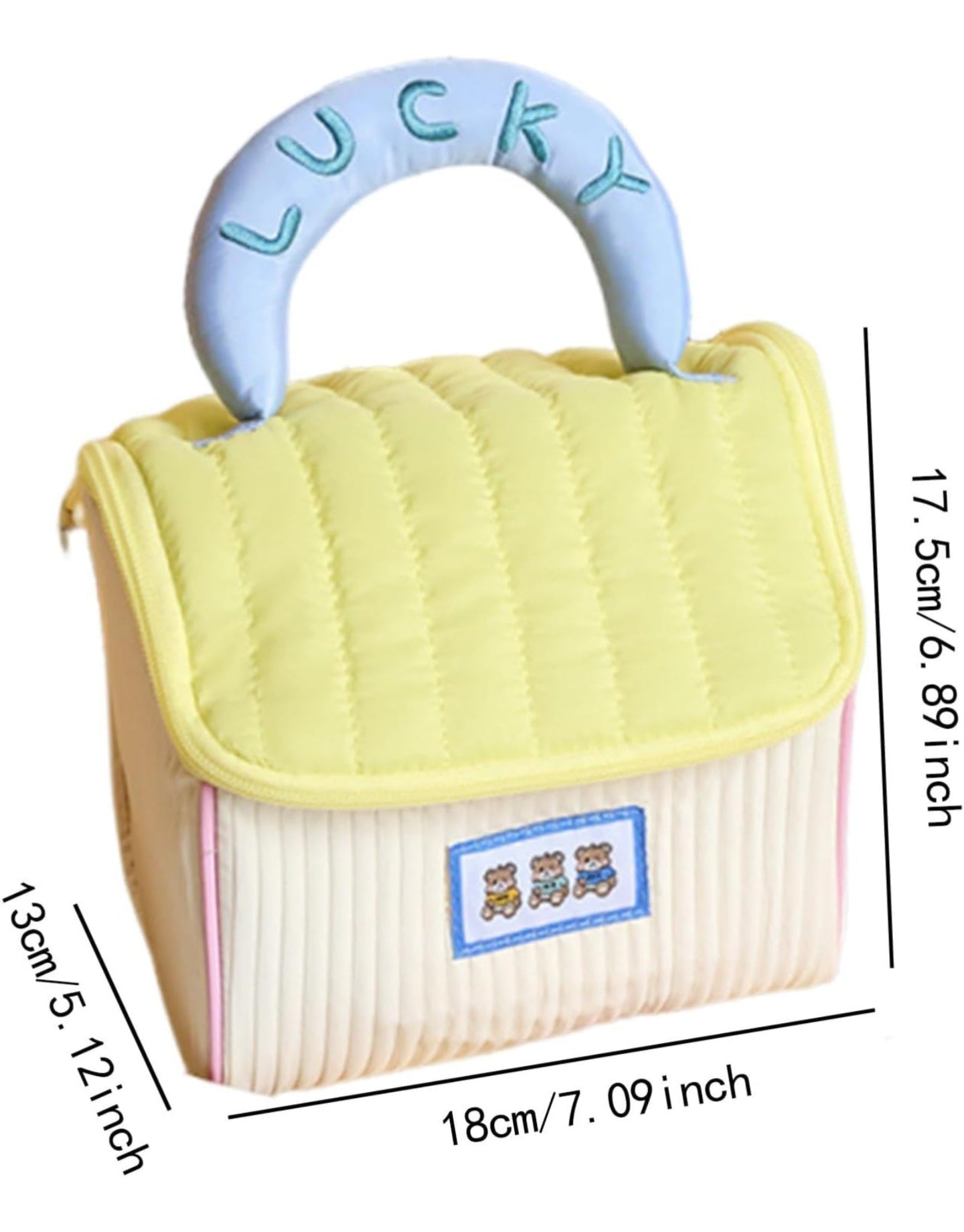 Cute Kids Travel Organizer with Padded Handle – Hut Shape