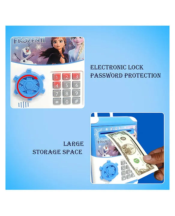 Frozen Kids Digital Money Saving ATM Bank with Password